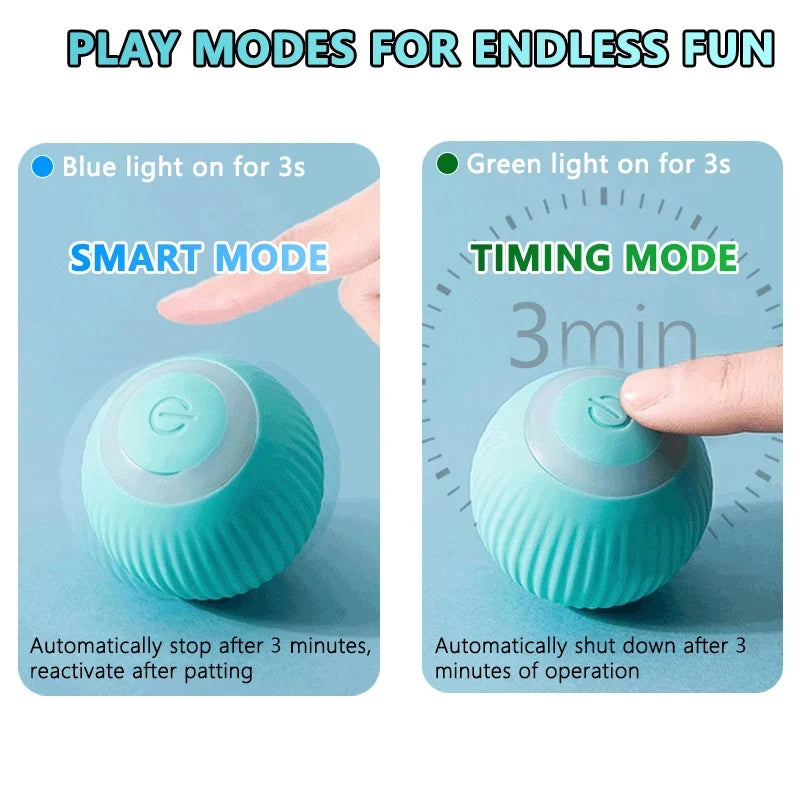 Pelota Inteligente Smart Rotating Gatos