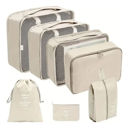 Set Bolsas Maleta Viaje 7pcs Organizador